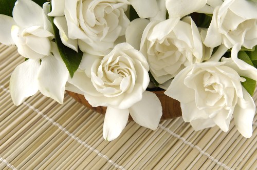 Team at Flowers Florists creating a custom bouquet